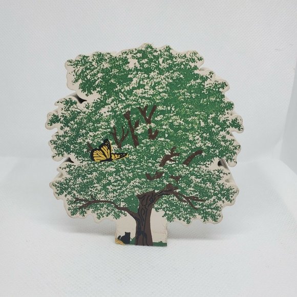The Cats Meow Vintage 1999 Special Event Hospice Memorial Tree Faline 02 - Picture 1 of 12